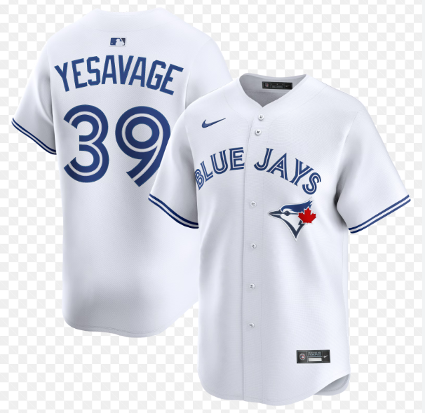 Men Toronto Blue Jays #39 Trey Yesavage white Nike White Home Limited Jersey->toronto blue jays->MLB Jersey